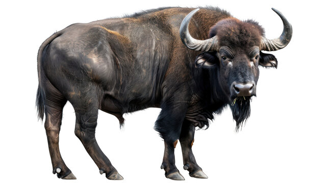 Buffalo isolated on transparent background
