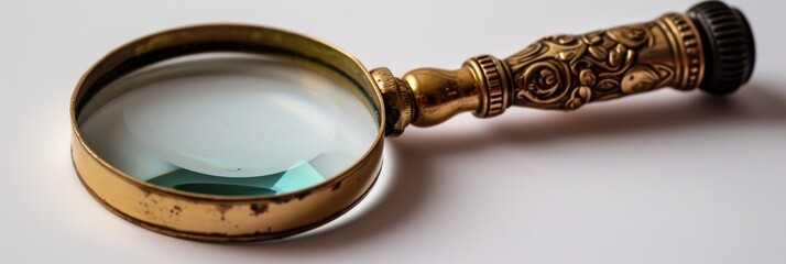 Vintage Magnifying Glass - Uncover Truth and Solve Mysteries
