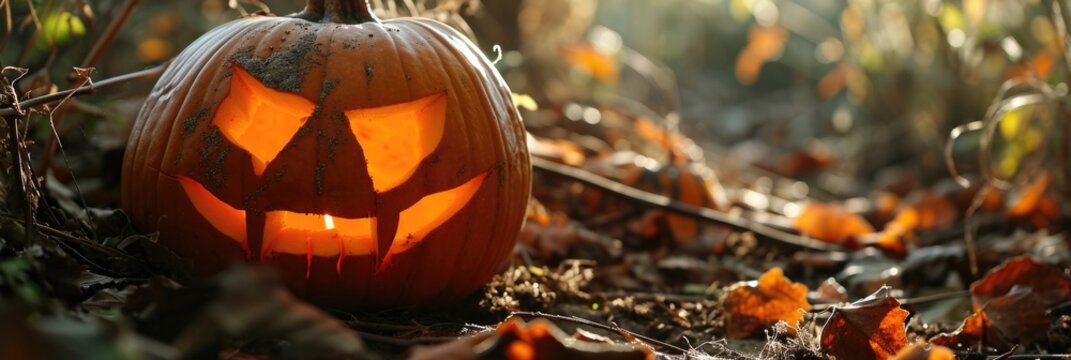 Spooky Halloween Pumpkin Carving: Symbol of Horror and Fun for October Celebrations