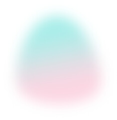 Abstract gradient transparent blur. Pink and Turquoise Gradient blob shape design element