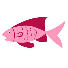 tropical fish vector