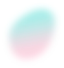 Fototapeta premium Abstract gradient transparent blur. Pink and Turquoise Gradient blob shape design element