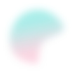 Fototapeta premium Abstract gradient transparent blur. Pink and Turquoise Gradient blob shape design element
