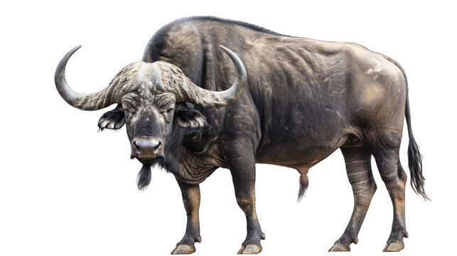 Buffalo isolated on transparent background