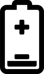 modern empty battery vector icon, simple empty battery vector icon, empty battery vector icon, empty battery icon, minimalist empty battery vector icon