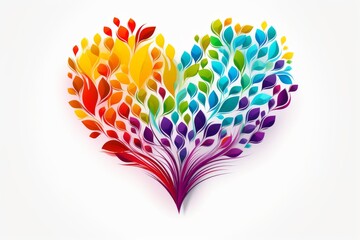 LGBTQ Pride peacebuilding. Rainbow faith colorful multicolored diversity Flag. Gradient motley colored nucleus LGBT rights parade festival folk diverse gender illustration