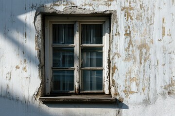 Window Collection: Architectural Montage of Plastic and Wood Windows on White Background