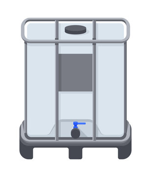 IBC tank for methanol or other liquids storage