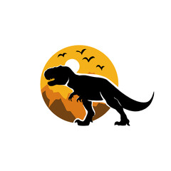 Dinosaur logo vector for your logo