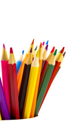 Many coloured pencils