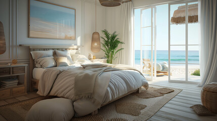 Seaside Serenity: Coastal Bedroom Bliss