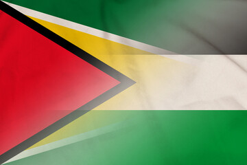 Guyana and Jordan state flag transborder negotiation JOR GUY