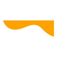 Corner Wave Simple Decoration Vector 