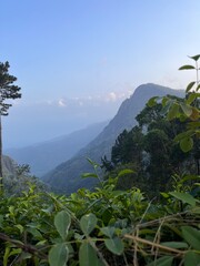 landscape in the morning, Ella rock, Sri lanka
