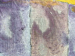 Geometric painting blue, violet, grey colors. Acrylic colors on canvas painting. Artwork fragment. Art painting texture. Colorful background.