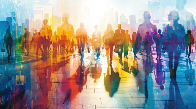 Adjacent to this imagery, a distinctive human icon emerges, serving as a symbolic representation of the customers themselves. This icon serves as a reminder of the human element behind data and strate