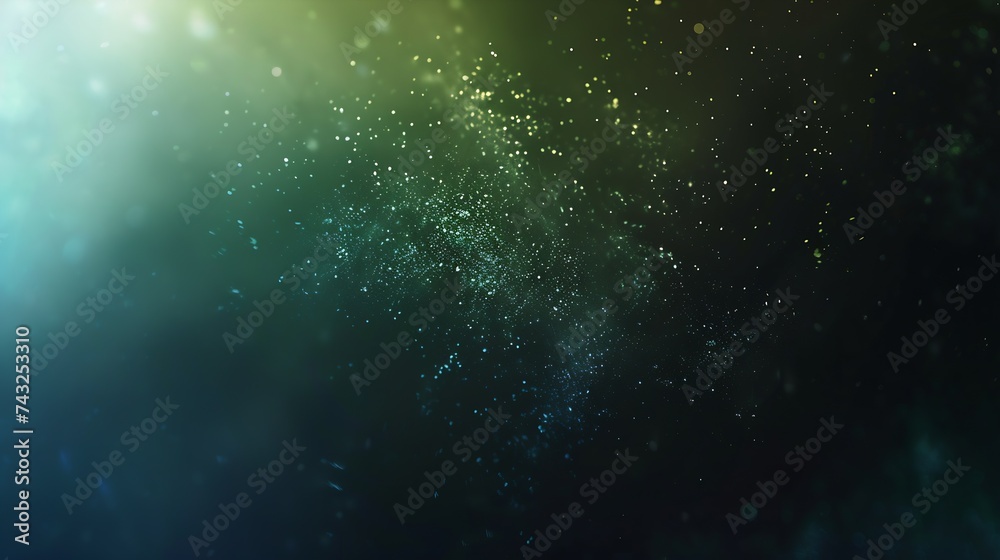 Poster Black blue green abstract texture background Color gradient Dark matte elegant background with space for design Canvas Poster Christmas : Generative AI