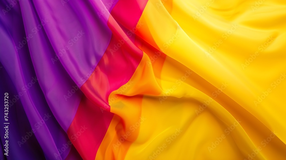 Leinwandbilder yellow red purple abstract background gradient blend bright colorful rainbow background with space f