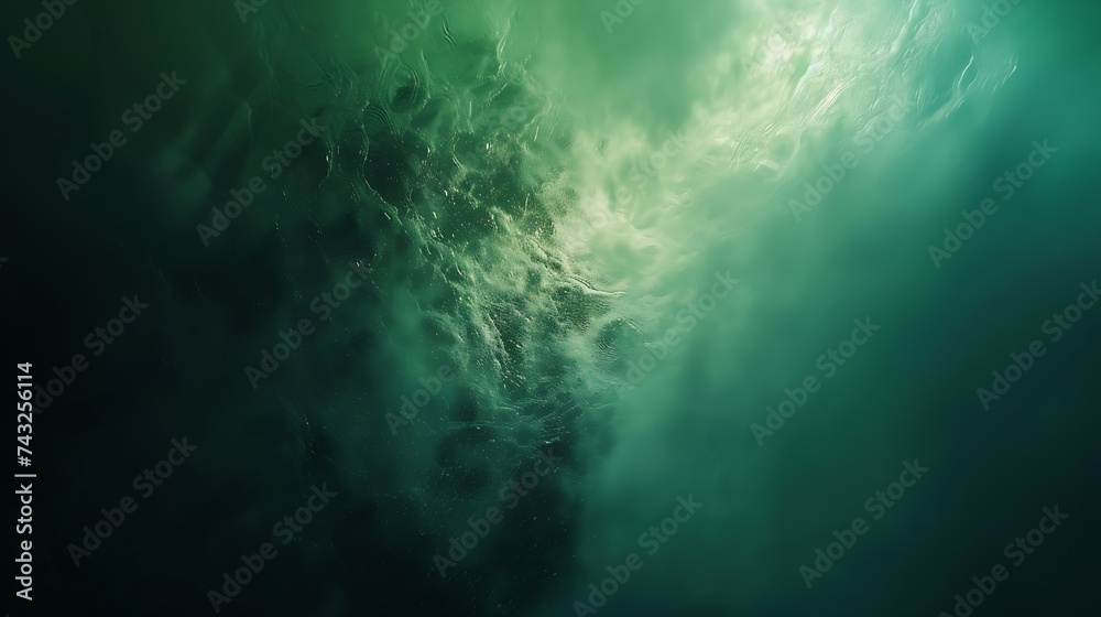Poster Black blue green abstract texture background Color gradient Dark matte elegant background with space for design Canvas Poster Christmas : Generative AI