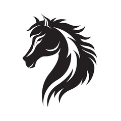 Horse Farm Logo design. Horse Head Logo Vector Template