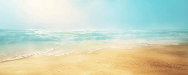Fototapeta na wymiar Sand beach and sky background