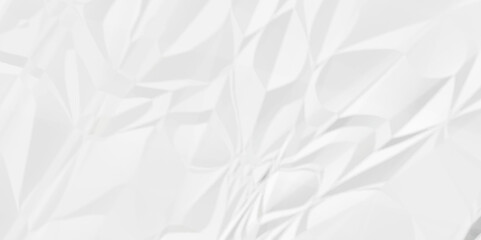 White crumpled paper crinkle wrinkled background texture pattern overlay backdrop design. wrinkled high resolution arts craft and Seamless white crumpled paper.	
