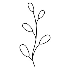 spring line doodle flowers for decoration and gift. pattern, textile, background