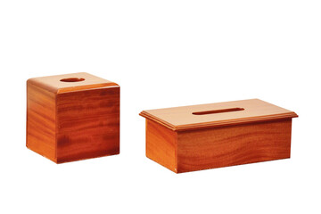 Wooden tissue boxes, made of solid mahogany wood, regular tissue models and rolled tissue