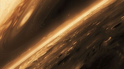 close up, diagonal perspective, orbital view of Saturn