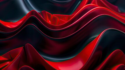 Modern black red abstract background. Minimal. Color gradient. Dark. Web banner. Geometric shape. 3d effect. Lines stripes triangles. Design. Futuristic. Cut paper or metal effect - generative ai