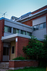 modern house in the city