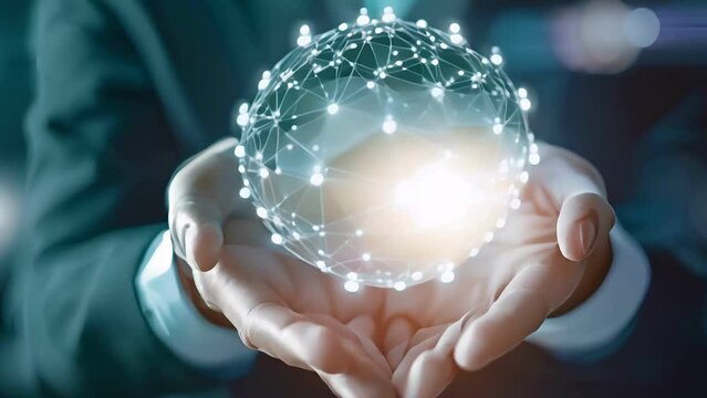 Business or owner man, network structure HR Human resources. Business leadership concept. Management and recruitment. Social network. Different person, business, leader