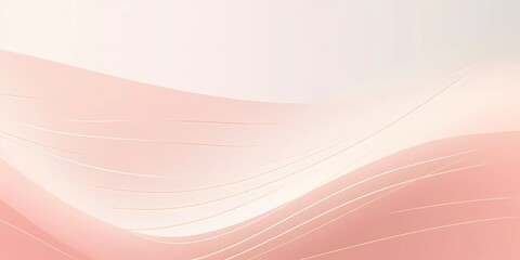 abstract background with smooth lines in pastel pink and white colors, Generative AI illustartions.