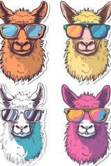 Llama with Sunglasses