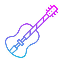 Naklejka premium Cello Icon
