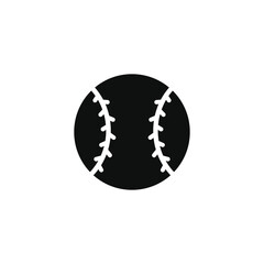 Baseball icon isolated on transparent background