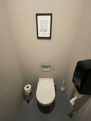 Toilet room in Vienna, Austria, 2023.