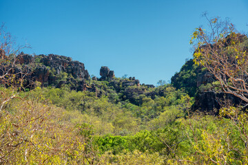 Explore the raw beauty of the Northern Territory's rugged Outback, where rocky terrain meets...