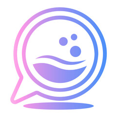 Fototapeta premium laundry icon