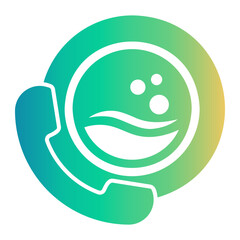 Obraz premium laundry machine icon