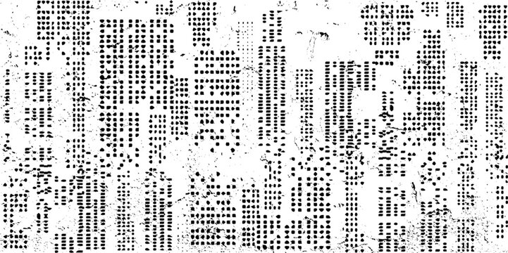 Pixel abstract mosaic city background. Abstract textured effect. Monochromatic Abstract Background. Vector illustration