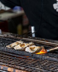 굴 구이의 모습