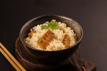 Takenoko Gohan or Bamboo Rice is a Simple Rice Dish Cooked in Dashi Broth with the Addition of Tender Bamboo Shoots.