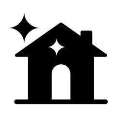 Cleaning house icon