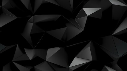 Black Abstract Geometric Background