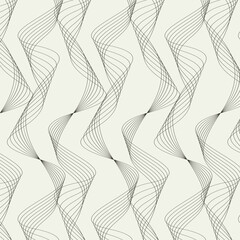 Seamless pattern with wavy lines
