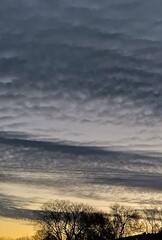 sunset over the sea