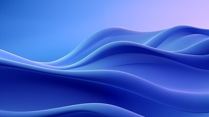 abstract blue gradient background with waves 4k wave background