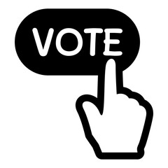 Fototapeta premium Online election icon