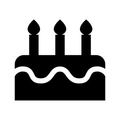 Birthday cake icon